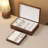 Black Walnut Wooden 2 Layer Jewelry Box