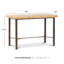 San Marco - Outdoor Dining Table w/ Sandstone Top & Hand Painted Aluminum Base