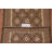 Brown Kilim Reversible Wool Area Rug 5x7