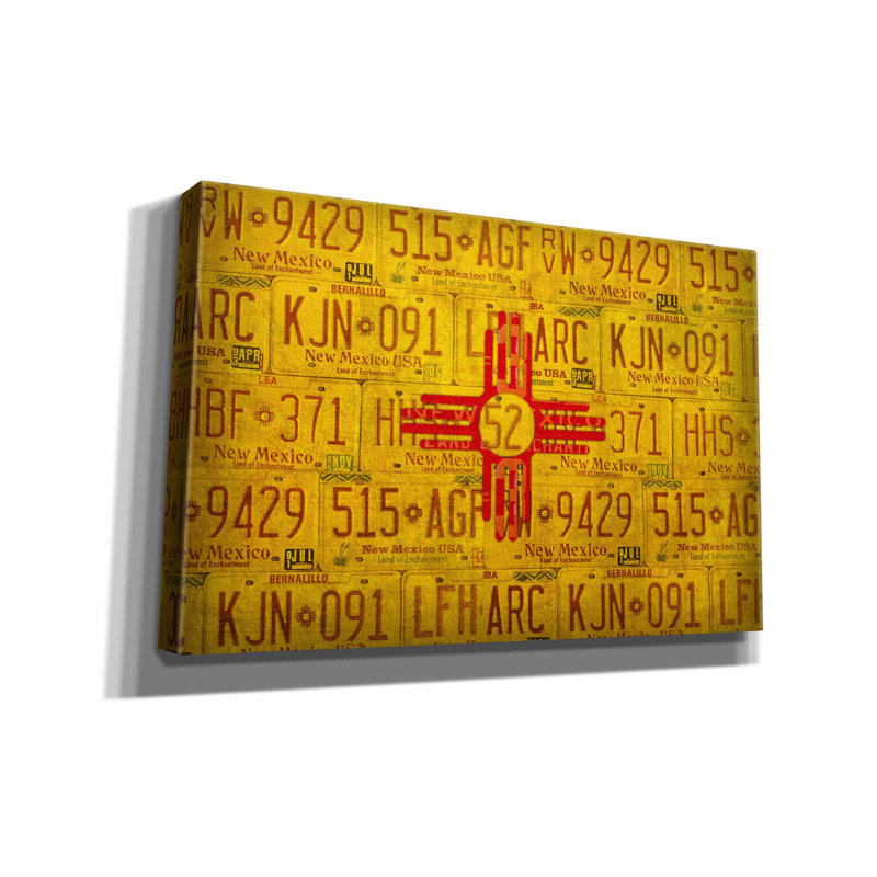 «New Mexico State Flag» par Design Turnpike, H 26 po x l 40 po x P 1,5 po