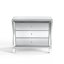 YYolanta 33" W Mirrored 3-Drawer Nightstand