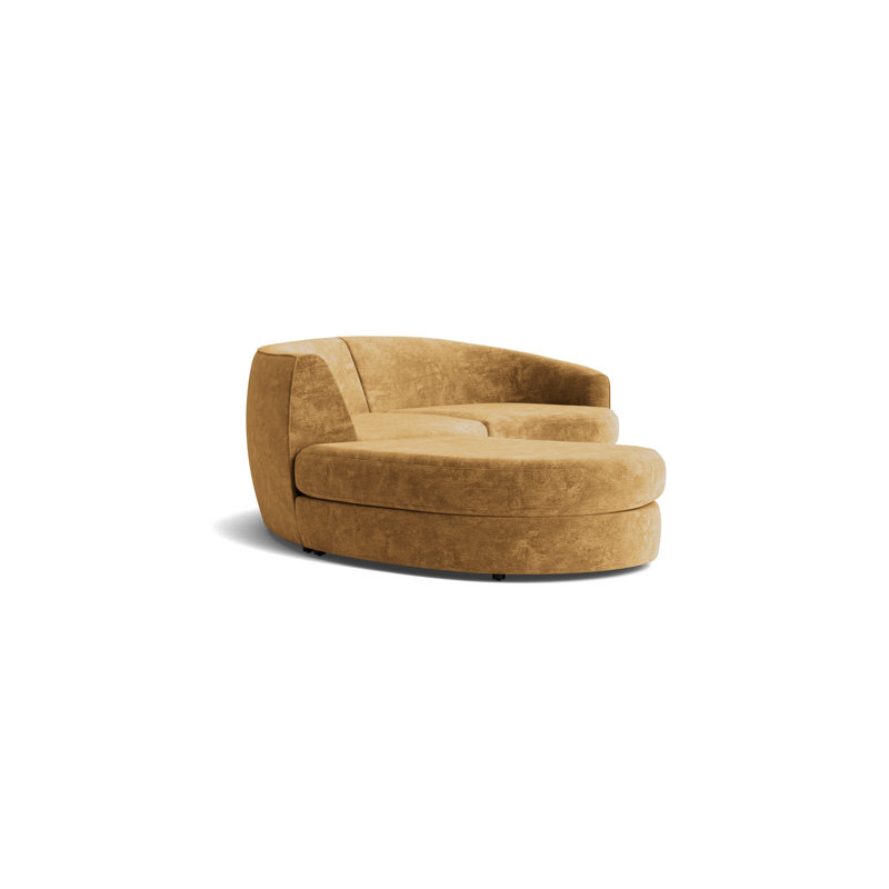 Giselle 3-Piece Right Arm Sectional, Vintage Chenille - Bronze