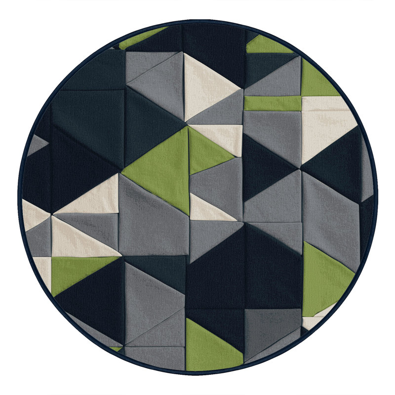 Celestial Rays Rug, Round 8'