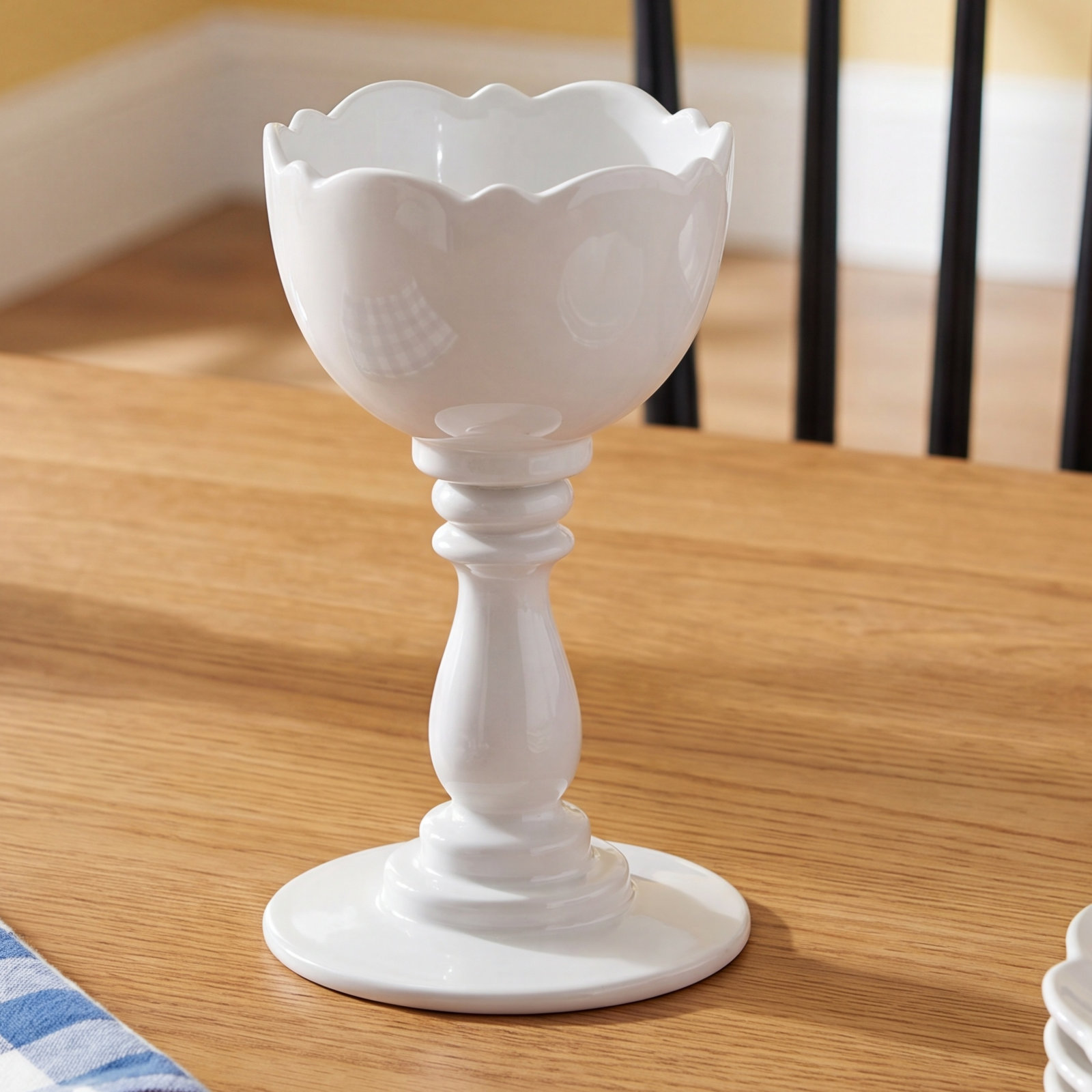Dressed Egg Cup, White