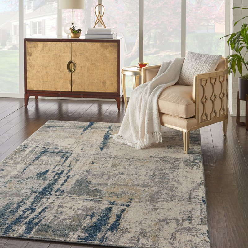 Toomey Abstract Indoor Rug, Rectangle 8'6" x 11'6"