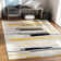 Dimond Striped Mustard/Grey/Beige Area Rug