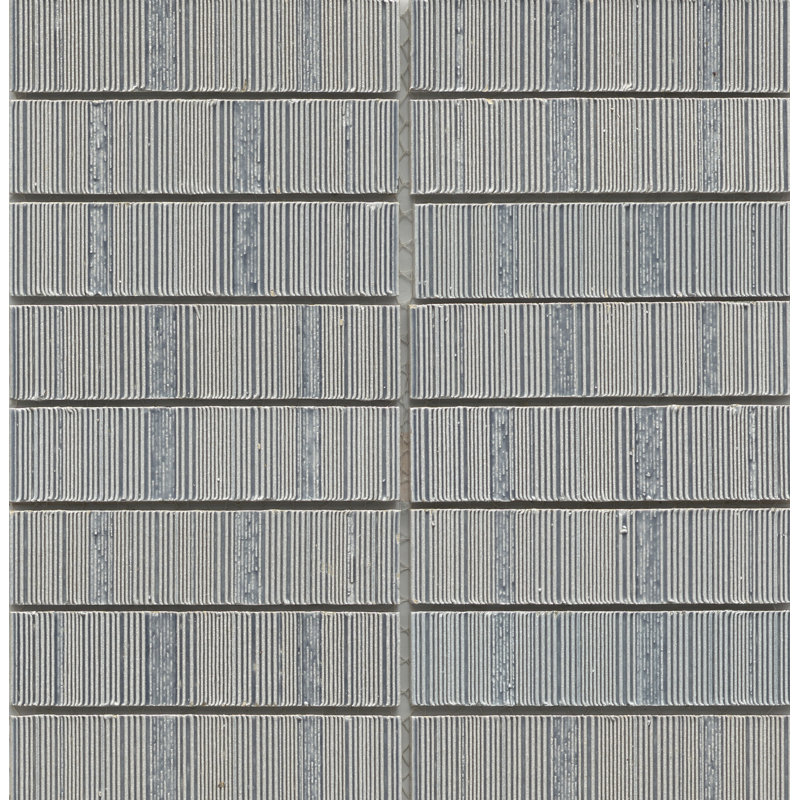 Newtro Black 12 in. x 12 in. Glossy Ceramic Wall Tile (14.24 sq. ft./Case), Silver