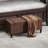 Storage Bench, Ottoman Bench with Flip Top, Brown-548513374