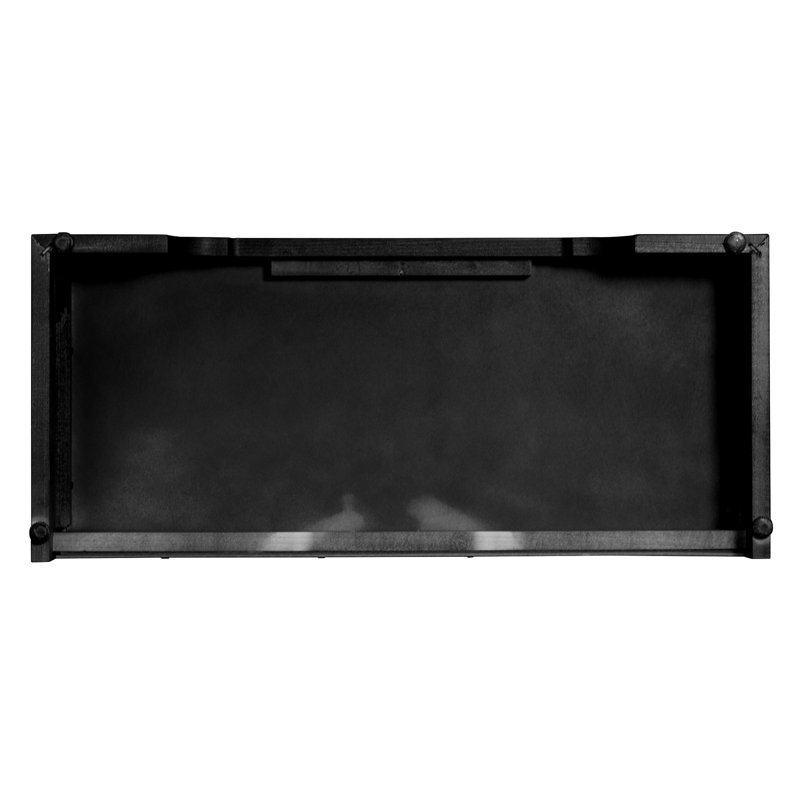 Brigid Black Satin Transitional Lighted Curio Cabinet