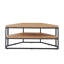 Emerado Unfinished Corner TV Stand for TVs up to 49"