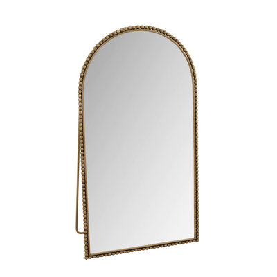 Iron Arch Retro Full Length Mirror With Supporting Feet, For Living Room, Bedroom,