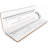Scribbledo Negative Number Line Board 4”x12” Inch Lapboard Double Sided White Board Featuring -10 Through +10 Number Line & 0-20 Dry Erase Students Desk Whiteboard Math Manipulatives