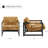 Paynesville 26.75'' W Leather Accent Lounge Chair-80786263