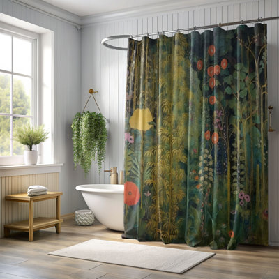 Lutero Floral Shower Curtain