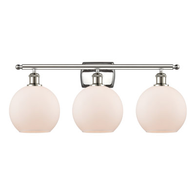 Éclairage de salle de bain à intensité variable 3 lumières Halvorson