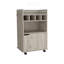 Chariot-bar moderne avec 2 tablettes ouvertes, 4 casiers et une armoire-155668883