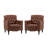 Annja 32" W Tufted Genuine Leather Armchair-80015536