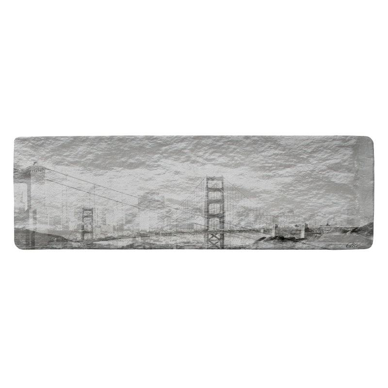 Runner Mantooth Shag 68cm X 235cm Area Rug