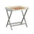 Side Table, Brown Finish