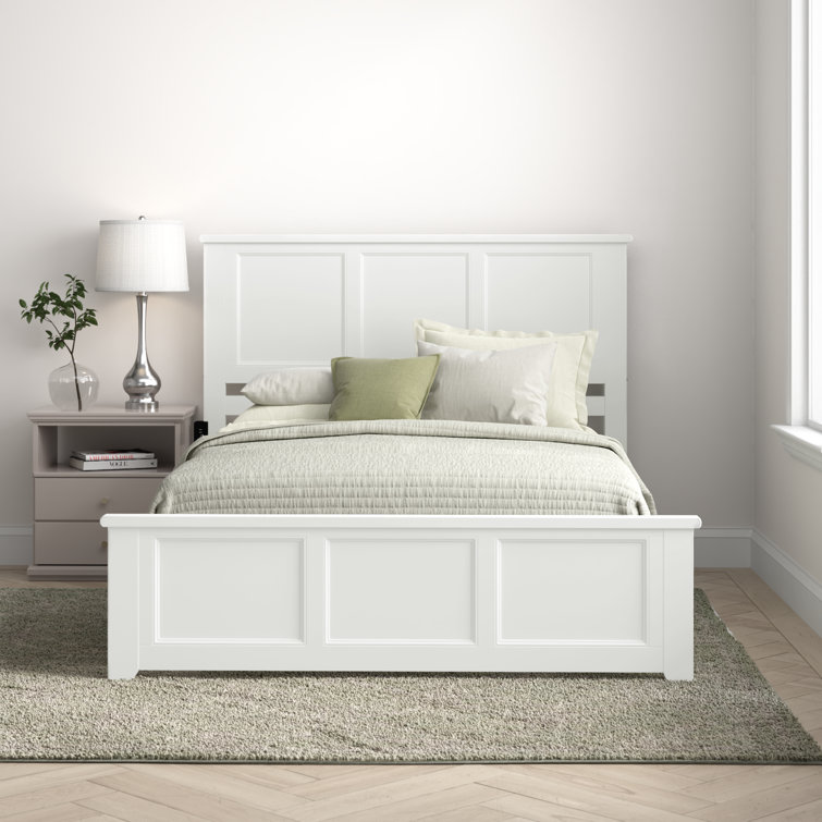 Amear Solid Wood Low Profile Standard Bed (Incomplete)