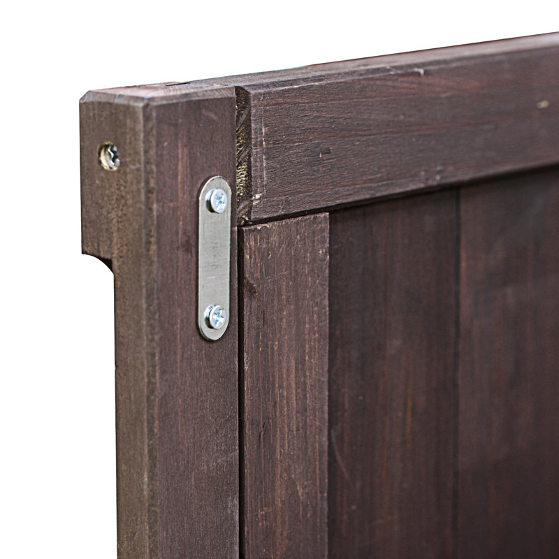 Îlot de cuisine extérieur (tabouret non inclus), Marron foncé