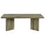 Table basse rectangulaire en bois
