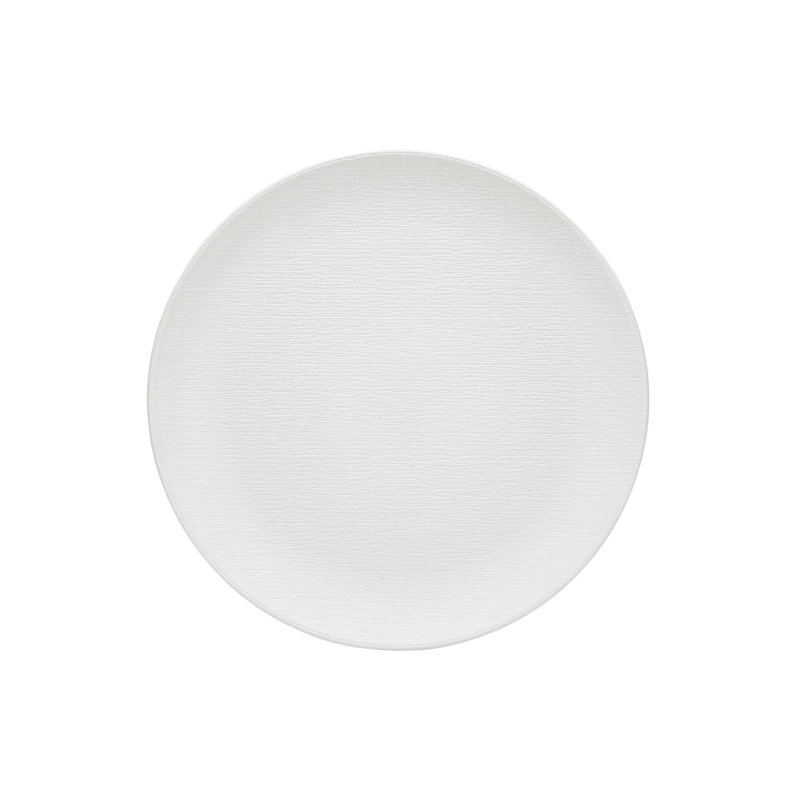 Trama Melamine Dinner Plate, Light Gray