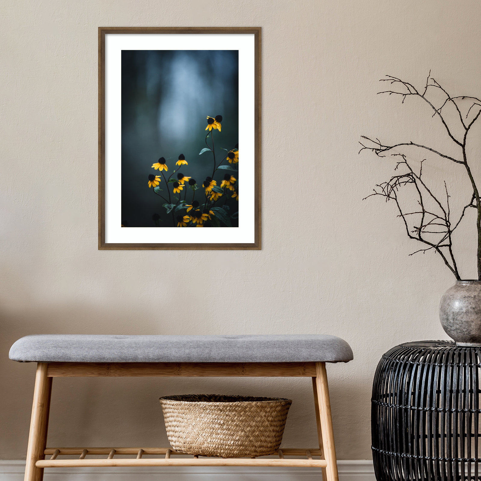 Moody And Bright by F2images, Brown, 26" H x 19" W