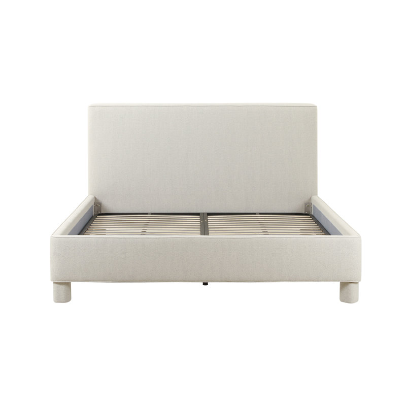 Ichigo Upholstered Bed, Queen, Light Grey