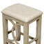 Ensemble de table de salle à manger 3 pièces à hauteur de comptoir avec port USB et tabourets rembourrés-1493910826-1493910833-1493910839-1493910845