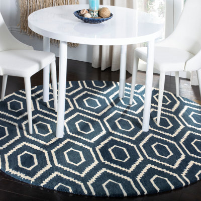 Forsberg Hand Tufted Wool Geometric Rug