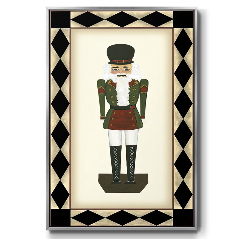 " Nutcracker II ", Silver, 37" H x 25" W x 1.5" D