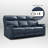 One Harnish 3 Seater Genuine Power Reclining Sofa couch with USB & Type-C Ports-110447854
