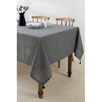 Nappe Chon Stylish, 65% coton / 35% polyester, 59,1 po x 86,6 po | Lavable à la machine à 86 ° F, aucun repassage nécessaire | Facile à nettoyer, parfait pour la salle à manger ou les événements spéciaux, design élégant et durable