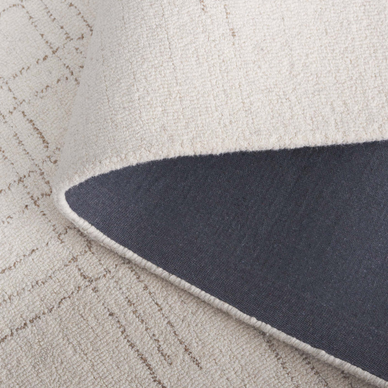 Ebony 851 Area Rug In Ivory / Grey, Rectangle 5' x 8'