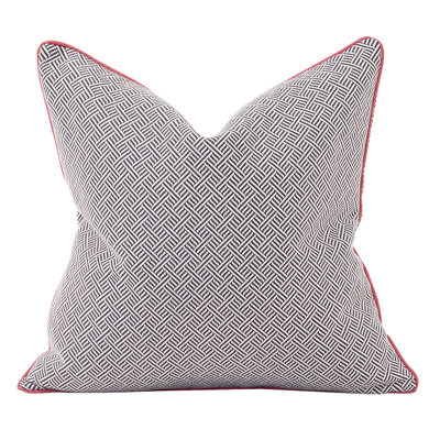  Housse de coussin géométrique 20 po