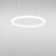 Alphabet Of Light Susp Circ 155 Led 98W 30K 80Cri Dim 2-Wire/0-10V White