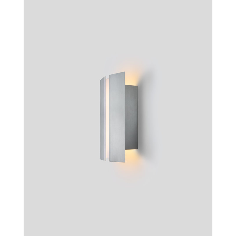 Rima Dimmable LED Flush Mount Sconce, 3000, Satin Nickel
