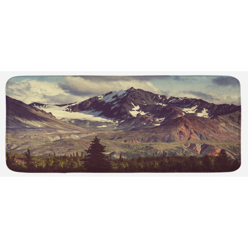 Tapis de cuisine Alaska Mountains