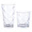 Gibson Home Rockaway Dinnerware Set, Lattice Glassware, Service For 4 (16Pcs)