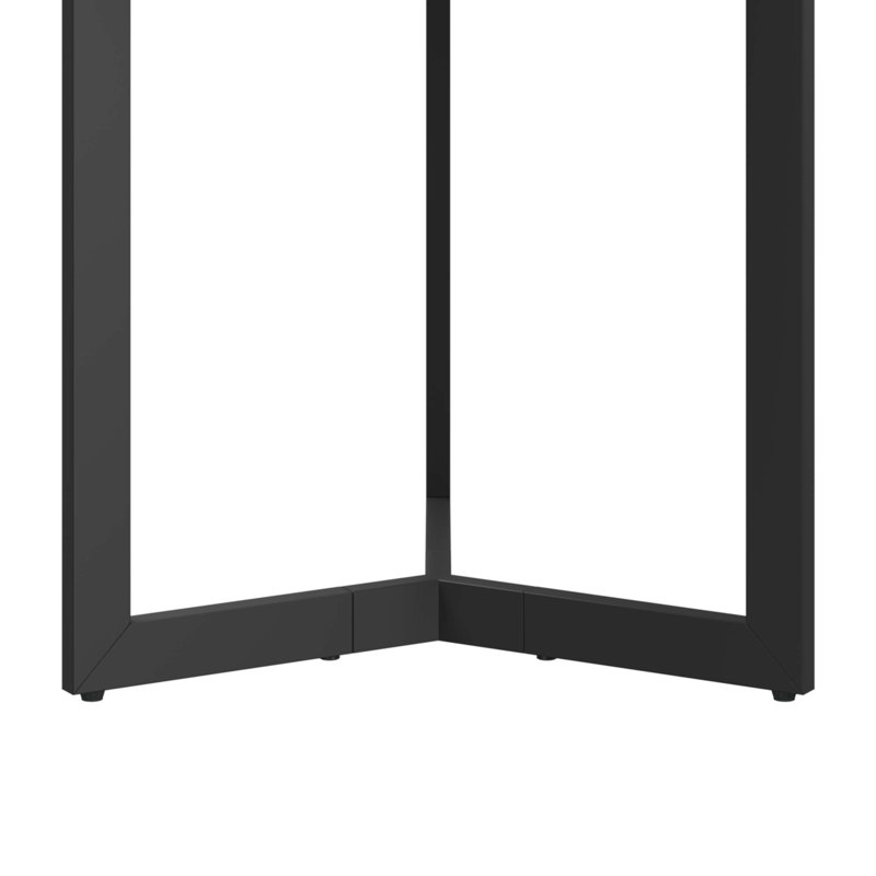 Table d'appoint ronde 19,68 po H, table d'appoint ronde avec structure en métal robuste