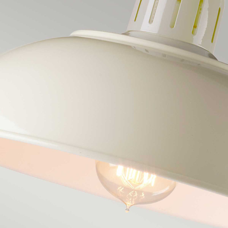Rona Metal Arched Lamp, Oyster White