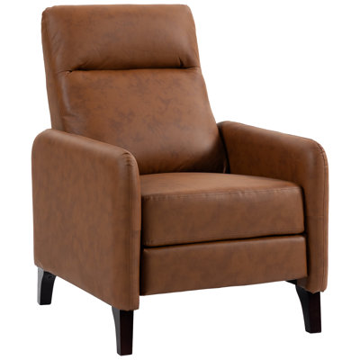 Sima 30" Genuine Leather Manual Recliner