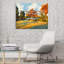 Citation artistique «Plus vous vous levez, plus il devient sale.» Toile tendue par J.M. August Gallery