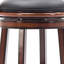Tabouret de bar pivotant en bois massif-69426628-69426627
