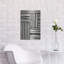 Ebern Designs «Sentiment Stripes 3» par Chris Paschke, art mural en métal-493884918