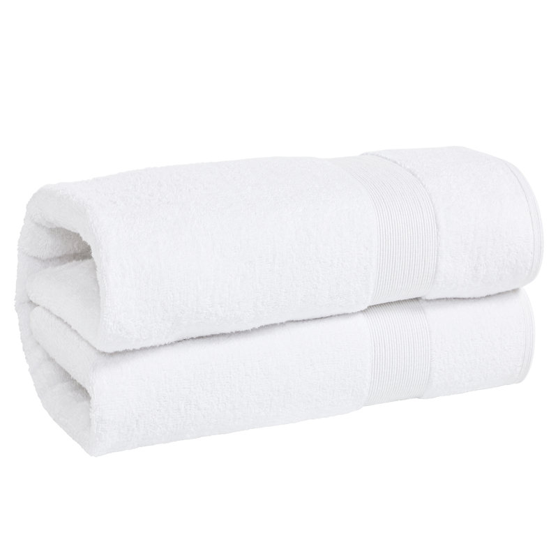 Serviette de bain 100% coton, Blanc