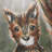 Forest Squirrel a Hand Embelished Textured Canvas-1248342041