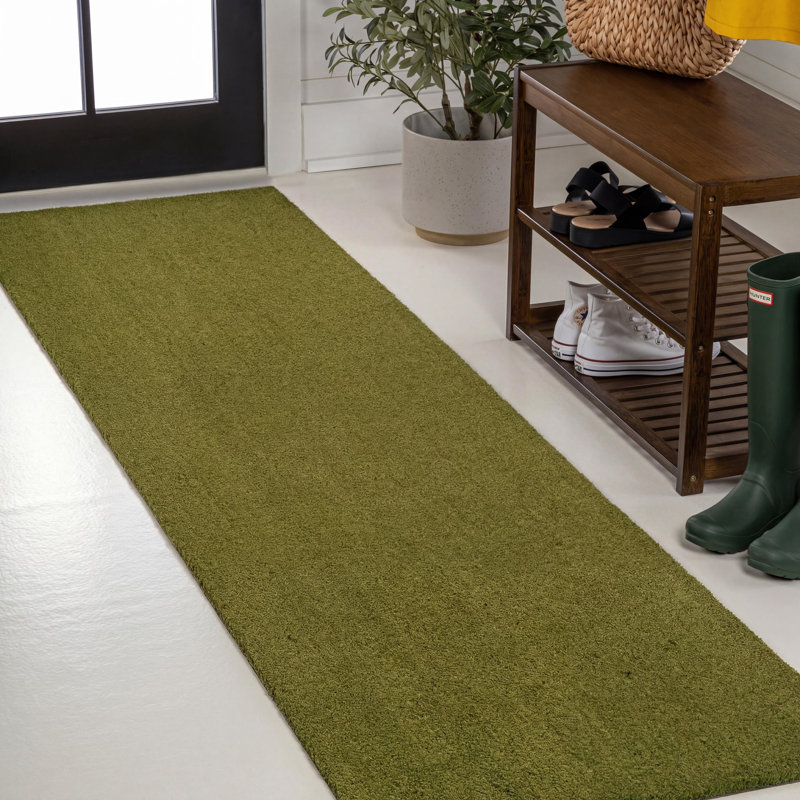Tapis d'intérieur / extérieur Kalonni, Vert, L 36 po x L 72 po