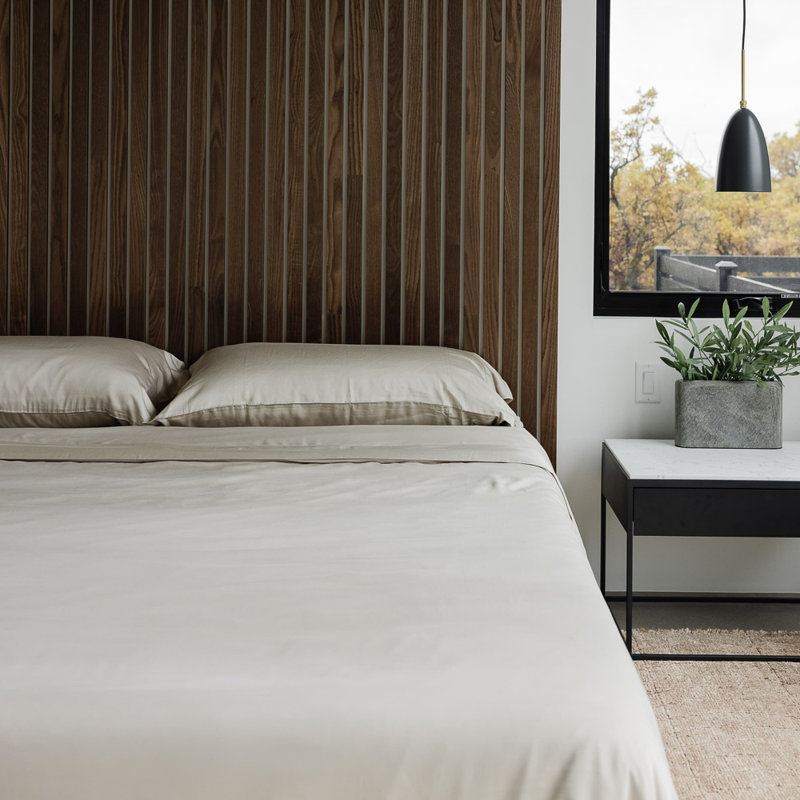 Rayon From Bamboo Duvet Cover, Queen Duvet Cover, Driftwood
